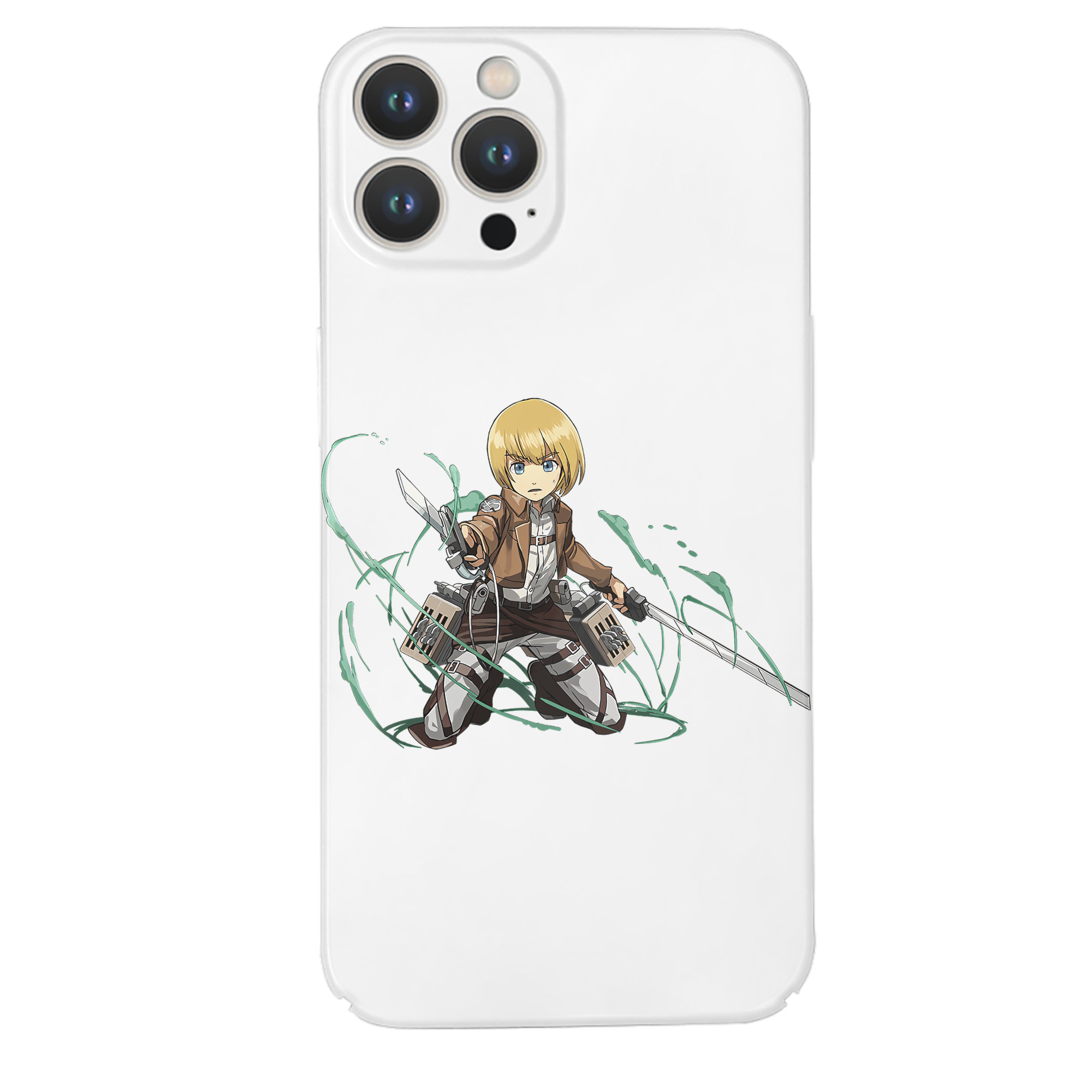 （画像用） 進撃の巨人 アルミン·アルレルト Attack on Titan Armin Arlert 【iPhone 14シリーズ対応】ハードケース